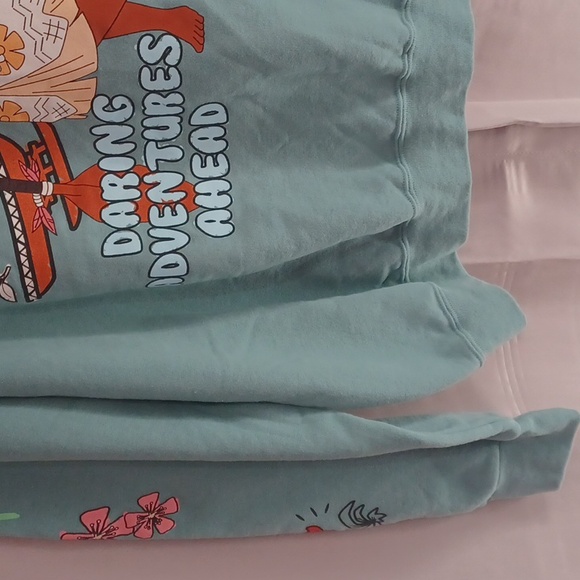 Disney Moana Doodle Portrait Women's Crewneck Sweatshirt, Unisex, Like New, 3XL - Picture 8 of 14